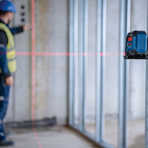 Nível a laser 2 linhas 12 m com suporte giratório acoplado - GLL 12-22 Nível a laser 2 linhas 12 m com suporte giratório acoplado - GLL 12-22