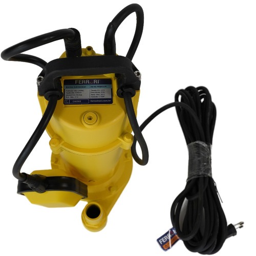 Bomba submersível 370 watts para Água Suja - BS16 Premium 220V Bomba submersível 370 watts para Água Suja - BS16 Premium 220V