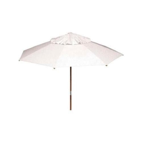 Ombrelone redondo 300 cm sem abas - BRANCO