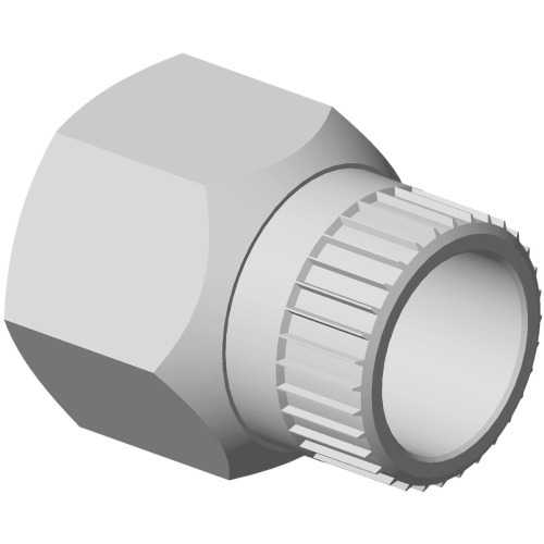 Chave vazada com encaixe de 32 dentes e di�metro de 16mm - 108014