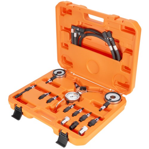 Manômetro para teste da pressão de óleo motor com 22 peças - 109150 Manômetro para teste da pressão de óleo motor com 22 peças - 109150