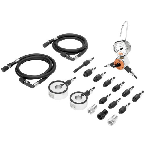 Manômetro para teste da pressão de óleo motor com 22 peças - 109150 Manômetro para teste da pressão de óleo motor com 22 peças - 109150