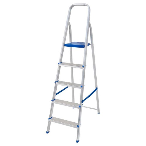 Escada de alumnio 5 degraus modelo residencial - 5103