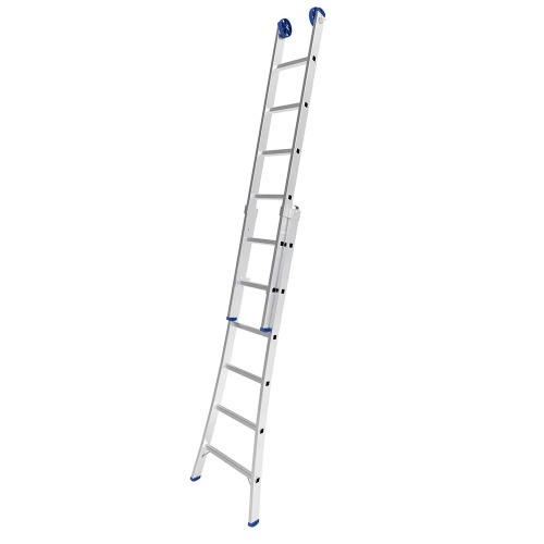 Escada de alum�nio extens�vel 1,90 x 3,09 m 2 x 6 degraus 3 em 1