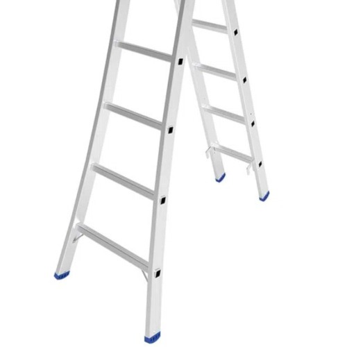 Escada de alum�nio extens�vel 1,90 x 3,09 m 2 x 6 degraus 3 em 1