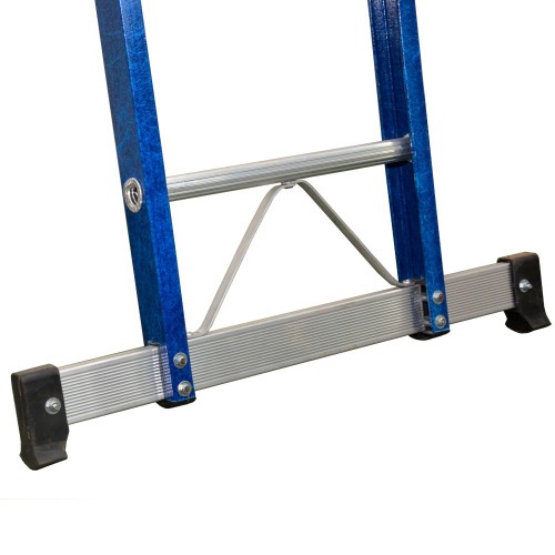 Escada de fibra de vidro 9 / 16 degraus 2,80 x 5,0 m modelo multiuso - TEAFP