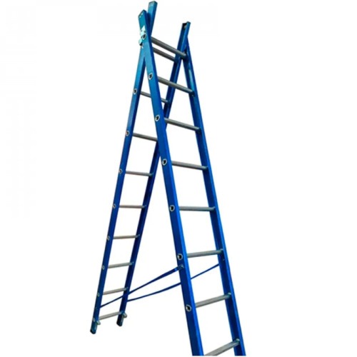 Escada de fibra de vidro 9 / 16 degraus 2,80 x 5,0 m modelo multiuso - TEAFP