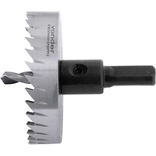 Serra copo de aço rápido 50 mm para inox Serra copo de aço rápido 50 mm para inox