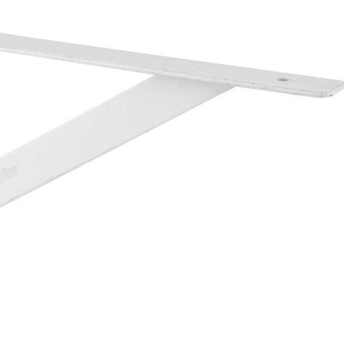 Cantoneira Mão francesa reforçada 20 cm branca Cantoneira Mão francesa reforçada 20 cm branca