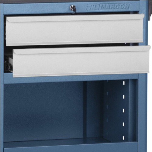 Carrinho para ferramentas com 2 gavetas semi fechado - CR-100