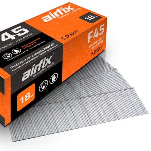 Pino para pinador pneumtico tipo F 1,05 x 45 mm com 5.000 peas - F45