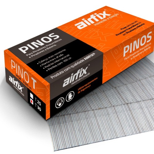 Pino para pinador pneum�tico tipo T 1,4 x 30 mm com 3.040 pe�as - T30