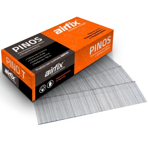 Pino para pinador pneumático tipo T 1,4 x 35 mm com 3.040 peças - T35 Pino para pinador pneumático tipo T 1,4 x 35 mm com 3.040 peças - T35