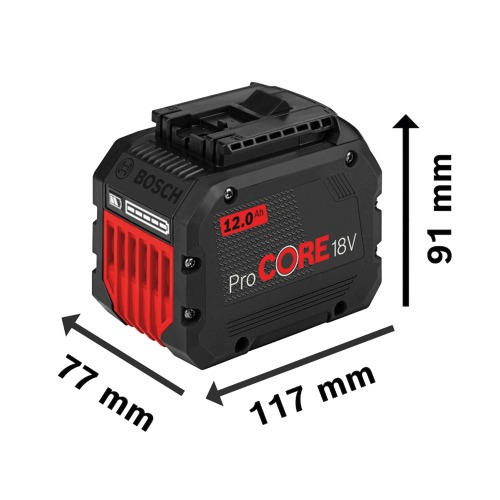 Bateria 18 Volts 12,0 Ah íons de lítio - ProCORE Bateria 18 Volts 12,0 Ah íons de lítio - ProCORE