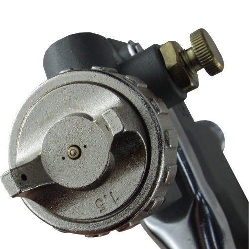 Pistola de pintura HVLP tipo gravidade com 3 bicos 1,2/1,5 e 1,8mm - 05457