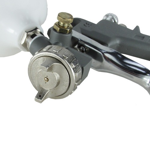 Pistola de pintura HVLP tipo gravidade com 3 bicos 1,2/1,5 e 1,8mm - 05457