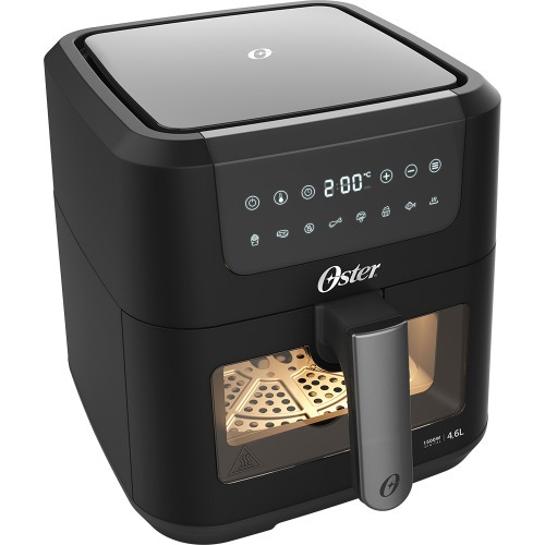 Fritadeira eltrica sem leo air fryer digital 4,6l 1500w com visor clear - OFRT970  220V