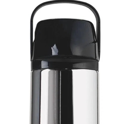 Garrafa térmica de pressão 1,0 litro Metalizada - GLT Garrafa térmica de pressão 1,0 litro Metalizada - GLT