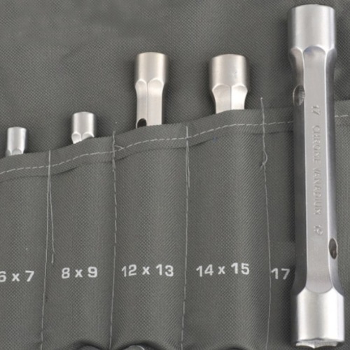 Jogo de chave tubular sextavada 6 a 19 mm aço cromo vanádio - 1377855 Jogo de chave tubular sextavada 6 a 19 mm aço cromo vanádio - 1377855