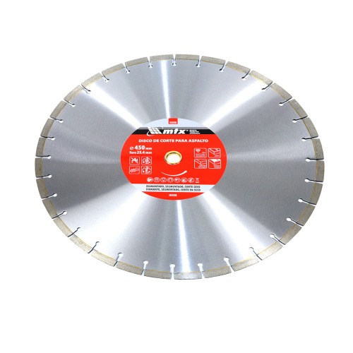 Disco diamantado Segmentado 450 mm para asfalto e concreto - 7316755