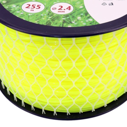 Fio de nylon redondo 2.4 mm x 255 metros para aparadores e roadeiras - 9684755