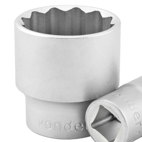 Soquete estriado 30 mm encaixe 3/4 Soquete estriado 30 mm encaixe 3/4