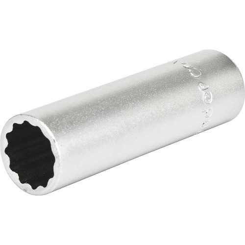 Soquete estriado longo 16 mm encaixe 1/2