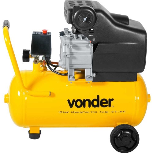 Compressor de ar 8,0 pés 21,6L 2 hp 120 libras MCV 216 110V Compressor de ar 8,0 pés 21,6L 2 hp 120 libras MCV 216 110V