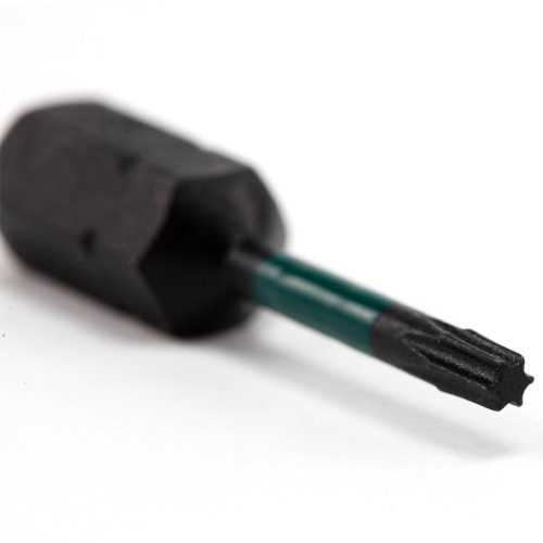 Jogo de bits de impacto hexalobular T25 x 29 mm encaixe 1/4