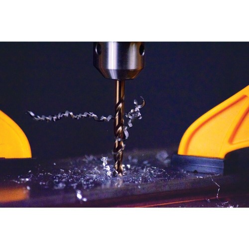 Broca de aço rápido para metal 8,00 mm - Gold Ferrous Broca de aço rápido para metal 8,00 mm - Gold Ferrous