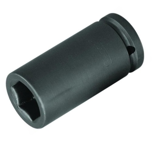 Soquete sextavado de impacto longo 12 mm encaixe 1/2