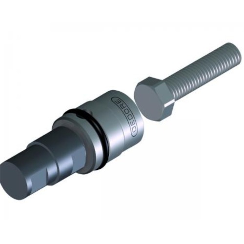 Soquete sextavado de impacto longo 12 mm encaixe 1/2