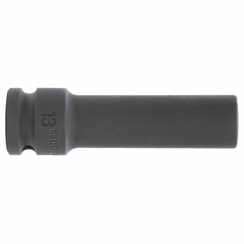 Soquete sextavado de impacto longo 10 mm encaixe 1/2