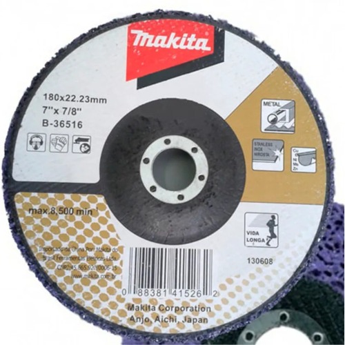 Disco para limpeza de metais 180 x 22 x 23 mm - B-36516