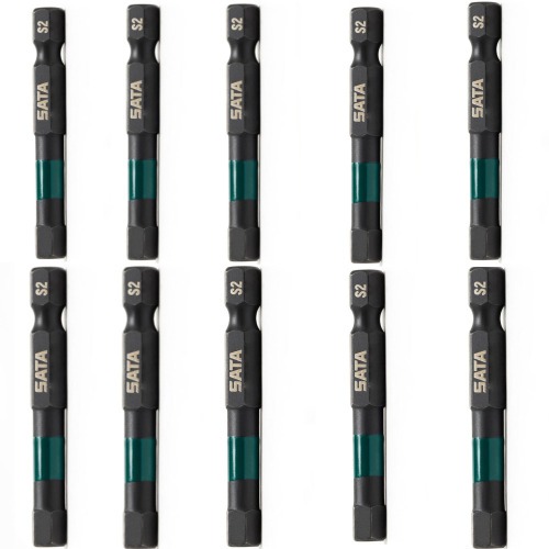 Jogo de bits de impacto hexagonal 5 x 50mm encaixe de 1/4 Jogo de bits de impacto hexagonal 5 x 50mm encaixe de 1/4