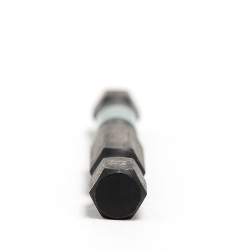 Jogo de bits de impacto hexagonal 6 x 50mm encaixe de 1/4