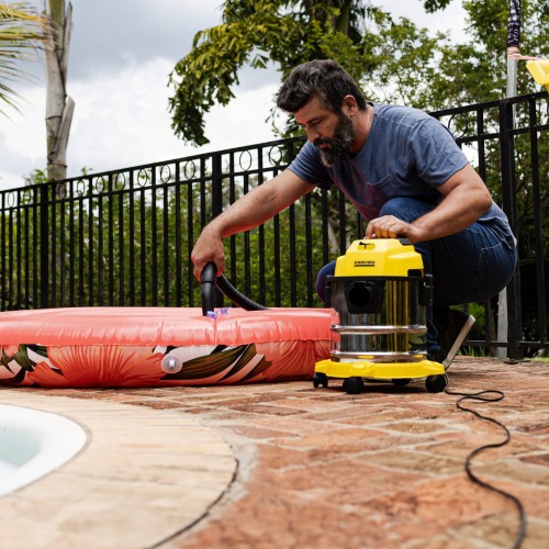 Aspirador de p e lquido 12L 1.700W Inox com funo soprador - WDL 1s  220V