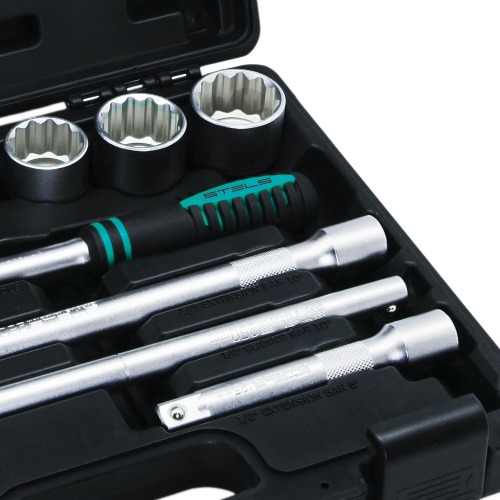 Jogo de Soquete estriado 10 � 32 mm encaixe 1/2