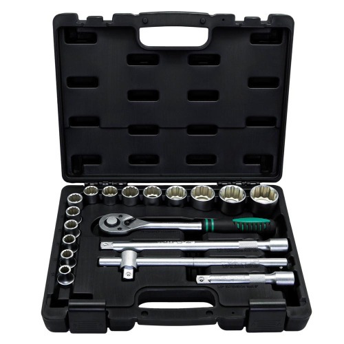 Jogo de Soquete estriado 10 � 32 mm encaixe 1/2