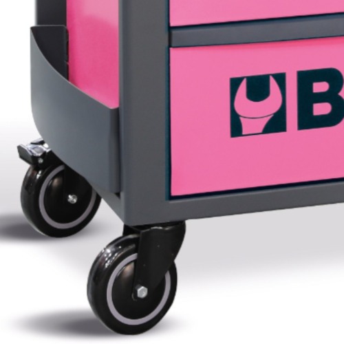 Carrinho para ferramentas com 7 gavetas Full Rosa - RSC24/7