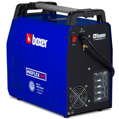 Inversora de solda Multiprocesso 160A para Eletrodo Mig e Tig - MIGFLEX 160BV  110V/220V
