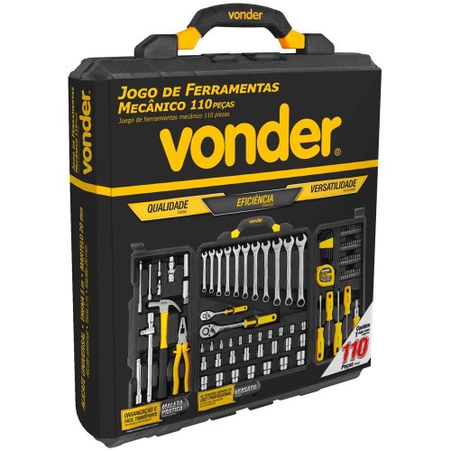 Jogo de ferramentas para mecnico com 110 peas