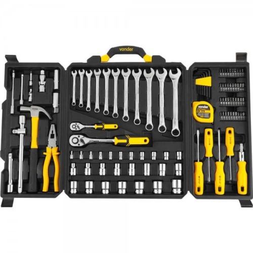 Jogo de ferramentas para mecnico com 110 peas