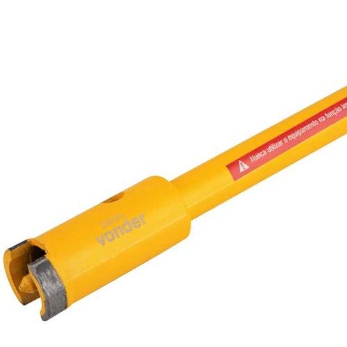 Serra copo diamantada 25 mm com haste de 3/8