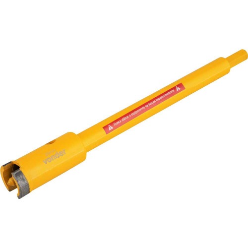 Serra copo diamantada 25 mm com haste de 3/8