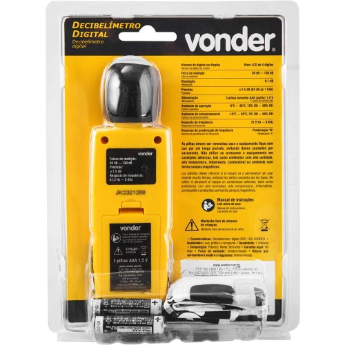 Decibelmetro digital - DDV 130