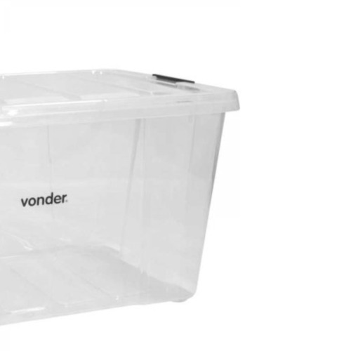 Caixa pl�stica transparente 62 x 40,5 x 31,7 cm - CBV 028