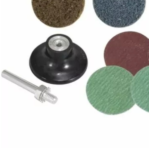Jogo de discos de lixa com esponja abrasiva 50 mm 