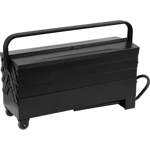 Caixa metlica para ferramentas com 7 gavetas 60,0 x 19,0 x 24,0 cm com roda