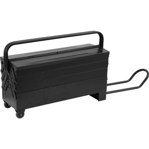 Caixa metlica para ferramentas com 7 gavetas 60,0 x 19,0 x 24,0 cm com roda